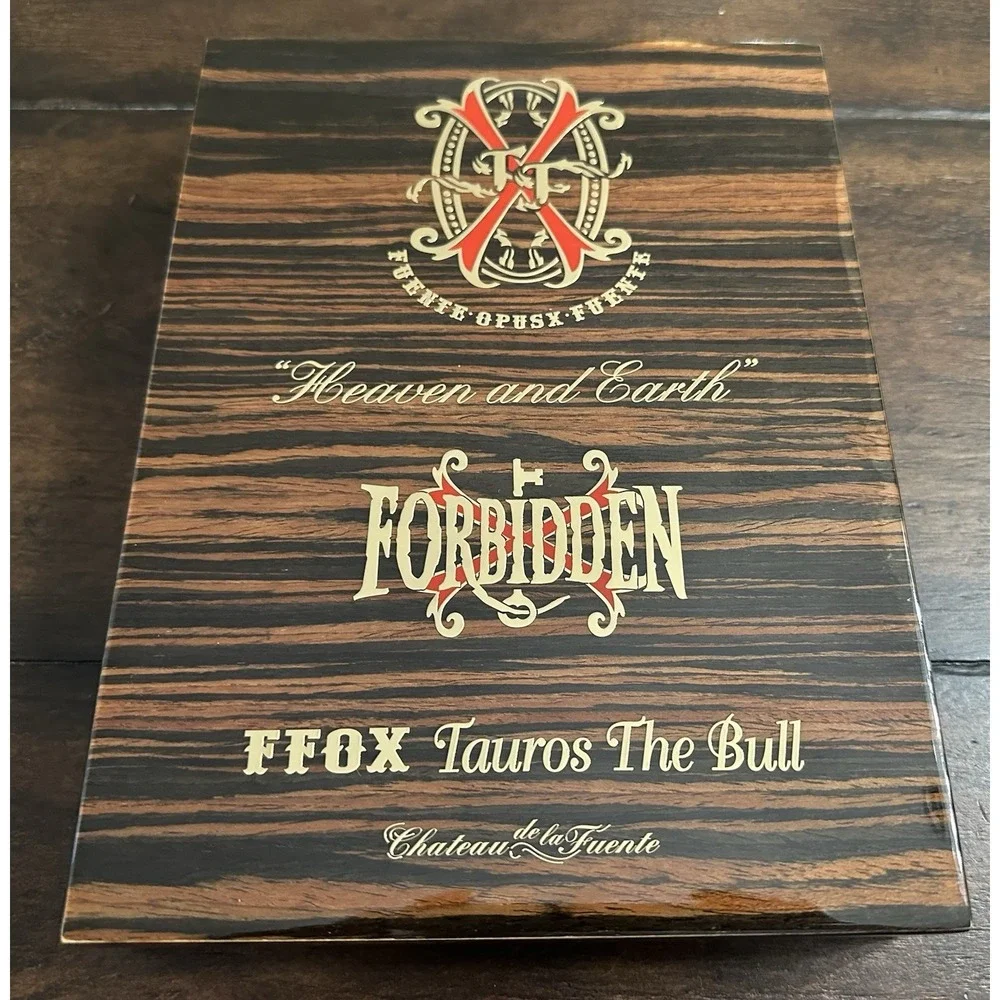 Arturo Fuente Opus X Heaven And Earth Taurus‎ The Bull  lacquer Cigar  Humidor